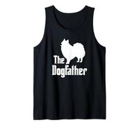 The Dogfather - funny dog gift, funny Japanese Spitz Tank Top