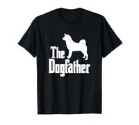 The Dogfather T-Shirt, Akita silhouette funny dog gift T-Shirt