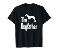 The Dogfather t-shirt, Greyhound silhouette, funny dog gift T-Shirt
