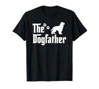 The Dogfather Tee Fathers day Gift Dad - Dog Lover Spaniel T-Shirt