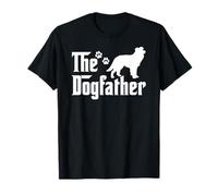 The Dogfather Tee Fathers day Gift Dog Lover Border Collie T-Shirt