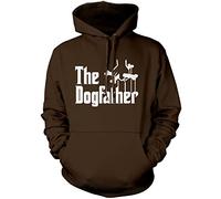 The Dogfather Unisex Hoodie - Brown Medium