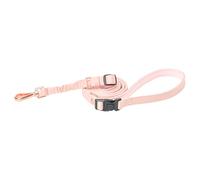 The DOGISTRY - City Dog Leash - Blush - Award-Winning Adjustable Hands-Free Design - Luxe Rose Gold Hardware & Style-Forward Functionality - Medium