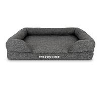 The Dog's Bed Replacement Outer Cover Only For The Dog's Bed Orthopaedic, Washable Oxford Fabric, Medium Grey Linen, Veterinary Approved