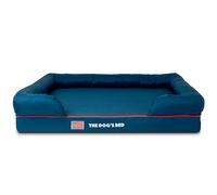 The Dog's Bed Replacement Outer Cover Only For The Dog's Bed Orthopaedic, Washable Oxford Fabric, XL Blue with Red Piping with US Flag, Veterinary Approved