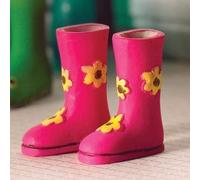 The Dolls House Emporium Flower Power Wellies (polyresin) 1:12 scale