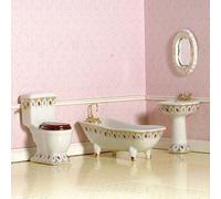 The Dolls House Emporium Luxury Victorian Bathroom, 4 pcs