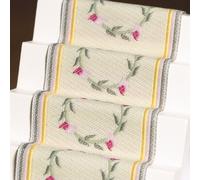 The Dolls House Emporium Pink Rose Stair Carpet 1:12 scale