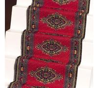 The Dolls House Emporium Red Motif Stair Carpet