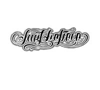 The domineering English letters half arm flower arm washable herbal tattoo stickers, anti-scrub does not fall off men and women stickers, fake tattoos