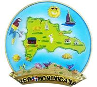 The Dominican Republic Caribbean Sea Magnet Fridge Refrigerator Magnet Decoration Sticker Souvenir Resin Crafts Kitchen Whiteboard