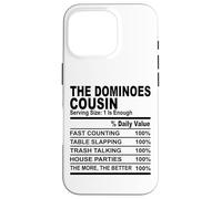 The dominoes cousin nutrition fact funny cousins men women Case for iPhone 16 Pro