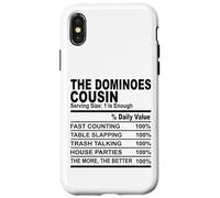 The dominoes cousin nutrition fact funny cousins men women Case for iPhone X/XS