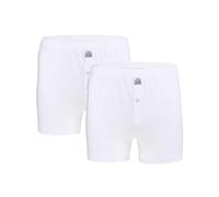 The DON , y Men's Boxer Shorts Soho Fit Pack of 2 Comfortable Everyday Men's Boxers - Multipack Boxers for Men (UK, Alpha, M, Regular, Regular, White)