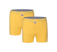 The DON , y Men's Boxer Shorts Soho Fit Pack of 2 Comfortable Everyday Men's Boxers - Multipack Boxers for Men (UK, Alpha, S, Regular, Regular, Yellow)
