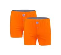The DON , y Men's Boxer Shorts Soho Fit Pack of 2 Comfortable Everyday Men's Boxers - Multipack Boxers for Men (UK, Alpha, S, Regular, Regular, Orange)