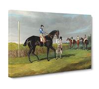The Doncaster Gold Cup By John Frederick Herring Canvas Print | Gallery Wrapped 30mm Frame Wall Art | 20x14 inches | Ready to Hang | Classic Picture | Living Room Bedroom Lounge Office