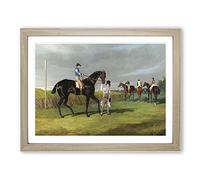The Doncaster Gold Cup By John Frederick Herring Classic Painting Framed Print | A2 Oak Framed Wall Art | Ready to Hang | Classic Historical Picture | Living Room Bedroom Lounge Office