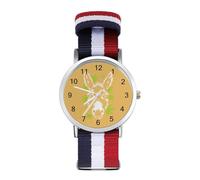 The Donkey and Weeds Braided Strap Wrist Watches | Minimalist Three-Hand Wristwatch Quartz Watch for Men Women Gift