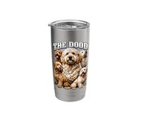 The Dood Funny Goldendoodle Meme Bootleg Style Stainless Steel Insulated Tumbler