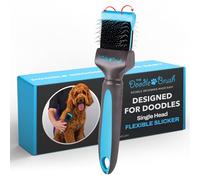 The Doodle Brush, Slicker Brush for Dogs, Single Head Dog Grooming Brushes, Flexible Head Slicker for Dogs, Poodle, Labradoodle, Cockapoo, Tangle-Free Grooming, Healthy & Shiny Coat Pet Brushes