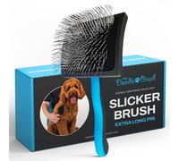 The Doodle Brush Slicker Dog Brush Curly Coat Detangler, Extra Long Pin
