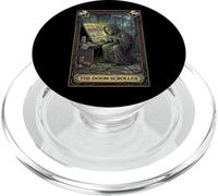 The Doom Scroller Tarot Card Funny Dark Social Media Humor PopSockets PopGrip for MagSafe