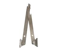 The Door Limit and Support Rod Electrical Cabinets with Retractable Folding Hinges and Devices 1Pcs(Buffed-L)