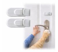 The Door Lock Can't Reach or Defeat - No Tools or Adhesives Required, Simple Install Safety Lock, Interior Doors Safety Supplies for All Proof Door Lock (2/Set)