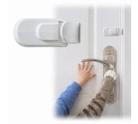 The Door Lock Can't Reach or Defeat - No Tools or Adhesives Required, Simple Install Safety Lock, Interior Doors Safety Supplies for All Proof Door Lock (1/Set)