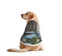 The Door of Dreams Dog Shirt Vest Dog Clothes- Breathable Cooling for Big Dogs, Sun Protection Comfort Wear for Golden Retriever, Husky, Alaska Outdoor Activities 4X-Large