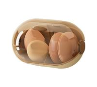 The Door Organizers with See Through Lid Dustproof, Brown