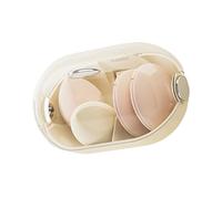 The Door Organizers with See Through Lid Dustproof, White