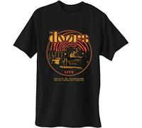 The Doors - 68 Retro Circle Men's Medium T-Shirt - Black
