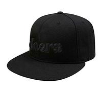 The Doors Baseball Cap Classic Band Logo Official Black Snapback One Size