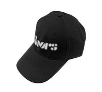 The Doors Baseball Cap Classic Band Logo Official Black Strapback One Size