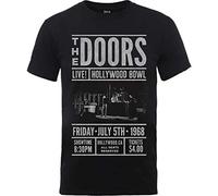 The Doors 'Hollywood Bowl 1968' (Black) T-Shirt (Large)