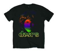 The Doors Jim Morrison Gradient T-Shirt in Black | Size: XL The Doors Black XL