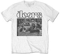 The Doors 'Jim On The Stage Floor' T-Shirt (Medium) White