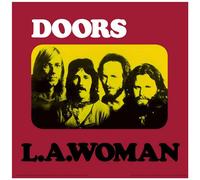 The Doors LA Woman Album Cover Print in Red The Doors Red