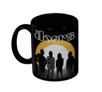 The Doors Logo Circle Mug Black (One Size)