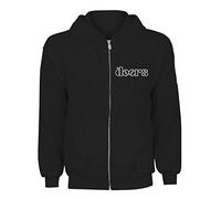 The Doors Men's Lizard King Long Sleeve Hoodie, Black, Medium