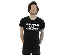 The Doors Men's People are Strange T-Shirt Medium Black