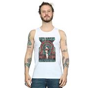 The Doors Men's Retro Jim Morrison Vest White XX-Large