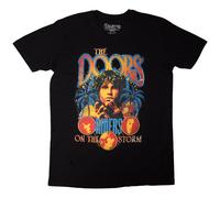 The Doors Men's Riders On The Storm T-Shirt in Black | Size: Small The Doors Black S