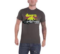 The Doors Men's Riders Short Sleeve T-Shirt, Grey, Medium