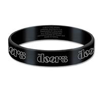 The Doors Official Wristband classic band Logo jim Morrison 17mm Rubber One Size