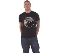 The Doors Retro Circle Band Logo T-Shirt in Black | Size: XL The Doors Black XL