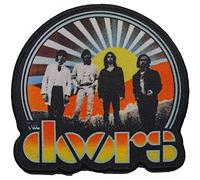 The Doors Sunrise Iron On Patch (One Size) (Black/Orange)