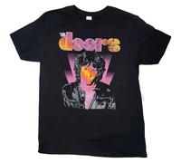 The Doors T Shirt Jim Morrison Beam Band Logo Official Mens Black XXL